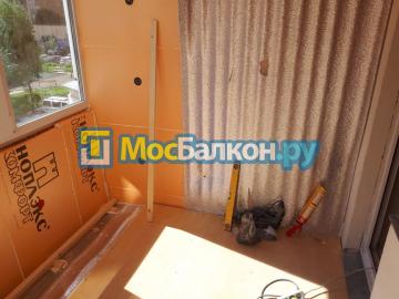 Отделка и утепление под совмещение с комнатой