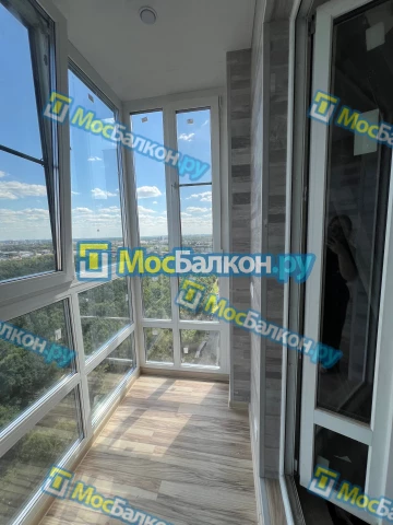 Панорамное остекление заказать под ключ по выгодной цене в Подольске от компании МосБалкон