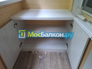 Шкаф на балкон купить в Подольске на заказ недорого от МосБалкон