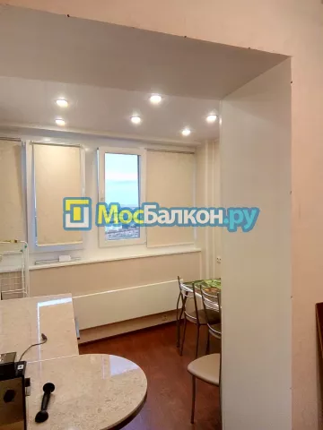 Объединение балкона и лоджии с комнатой в  Подольске