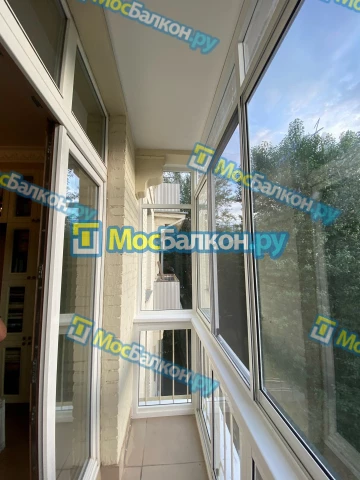 Панорамное остекление заказать под ключ по выгодной цене в Подольске от компании МосБалкон