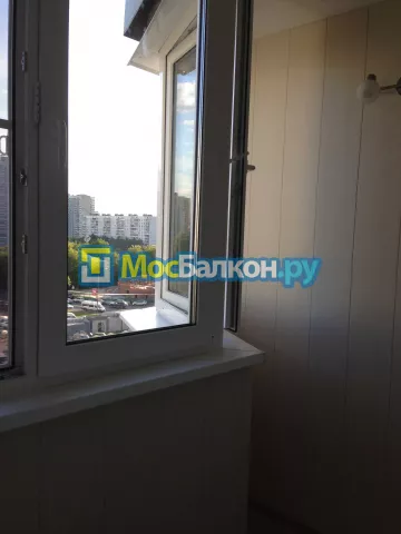 Отделка балкона и лоджии пластиковыми ПВХ панелями в Подольске от компании МосБалкон