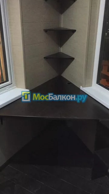 Шкаф на балкон купить в Подольске на заказ недорого от МосБалкон