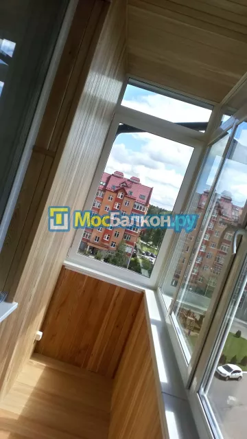 Отделка балконов в Подольске | Отделка балконов и лоджий и обшивка под ключ в МосБалкон