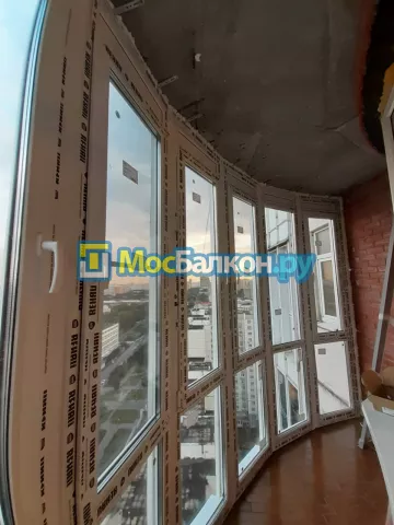 Панорамное остекление заказать под ключ по выгодной цене в Подольске от компании МосБалкон