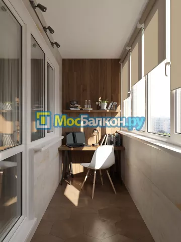 Заказать балкон в Подольске цена от 1320 руб | Остекление балконов и лоджий МосБалкон