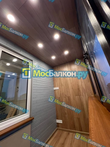 Отделка балконов в Подольске | Отделка балконов и лоджий и обшивка под ключ в МосБалкон