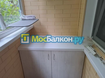 Шкаф на балкон купить в Подольске на заказ недорого от МосБалкон